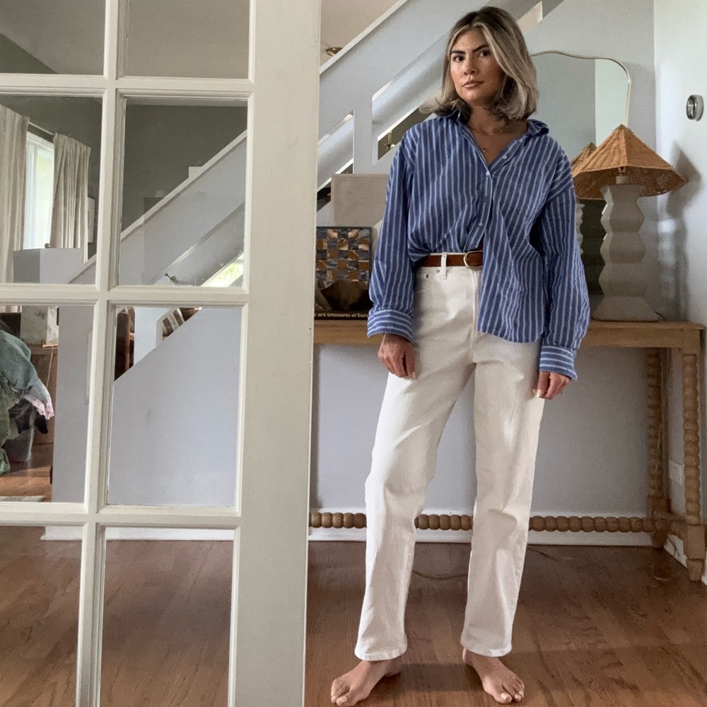 Madewell white pants